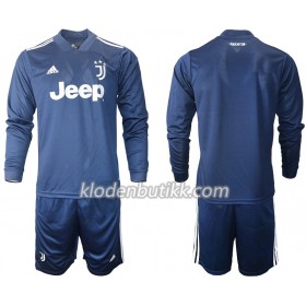 Juventus Barn Bortedraktsett 2020-2021 Langermet (+ Korte bukser)